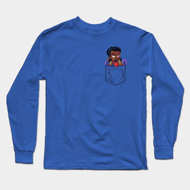 Pocket Bishop Long Sleeve T-Shirt by sergetowers80